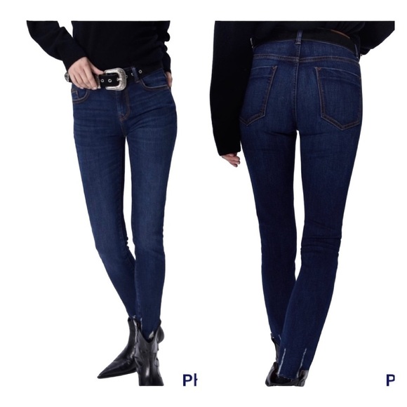 NWT ZARA Mid Rise Skinny Jeans Medium Wash Blue Size US 4 - Picture 1 of 8